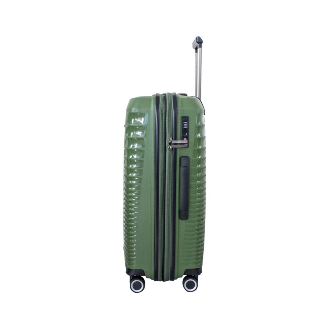 Barry Smith PP Hardcase Luggage (Army Green) — Cuir Group