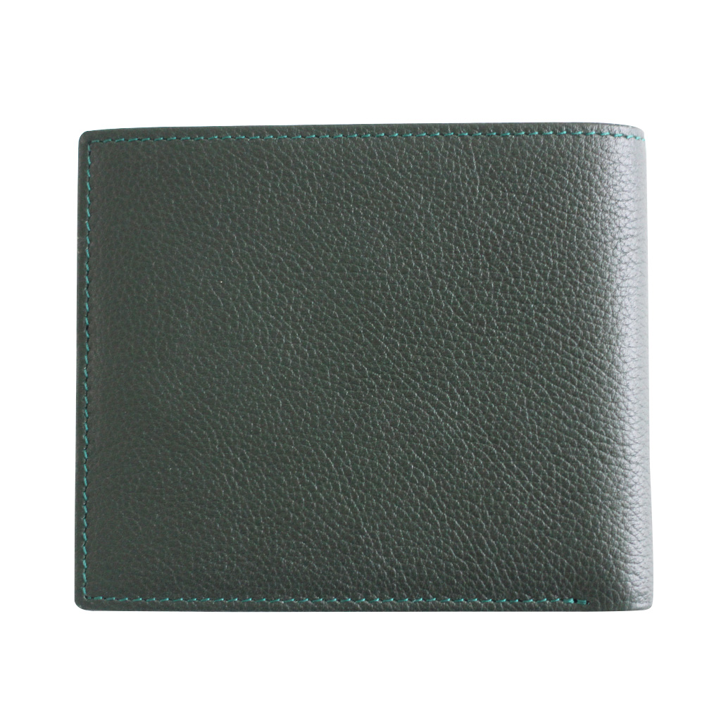 Barry Smith Bi-Fold Wallet With RFID Protection (Green) — Cuir Group