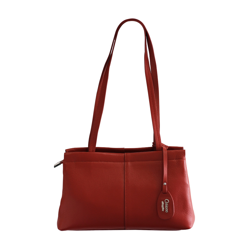 Corroco Stylish Ladies Leather Shoulder Bag (Red) — Cuir Group